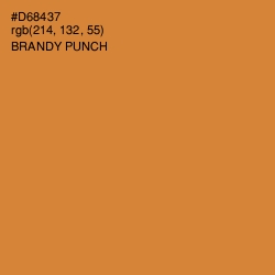 #D68437 - Brandy Punch Color Image
